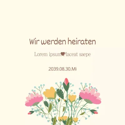 Wir werden heiraten