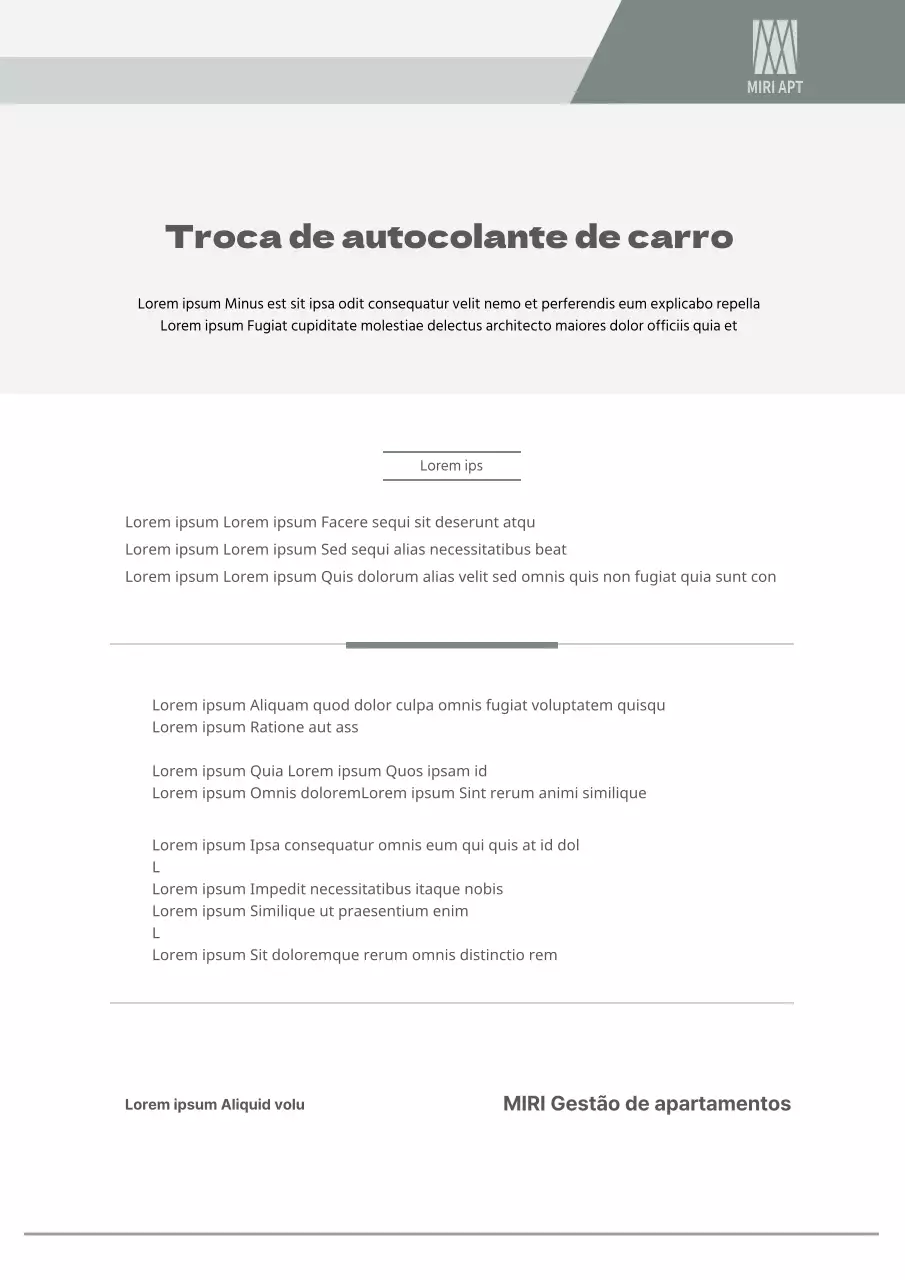 Instruções de substituição do autocolante cáqui e cinzento para veículos