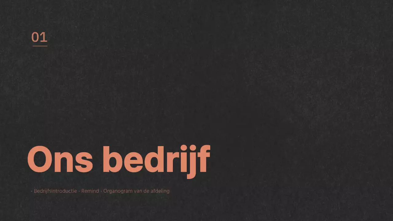 Groen en oranje structuurconcept ondernemingsplan