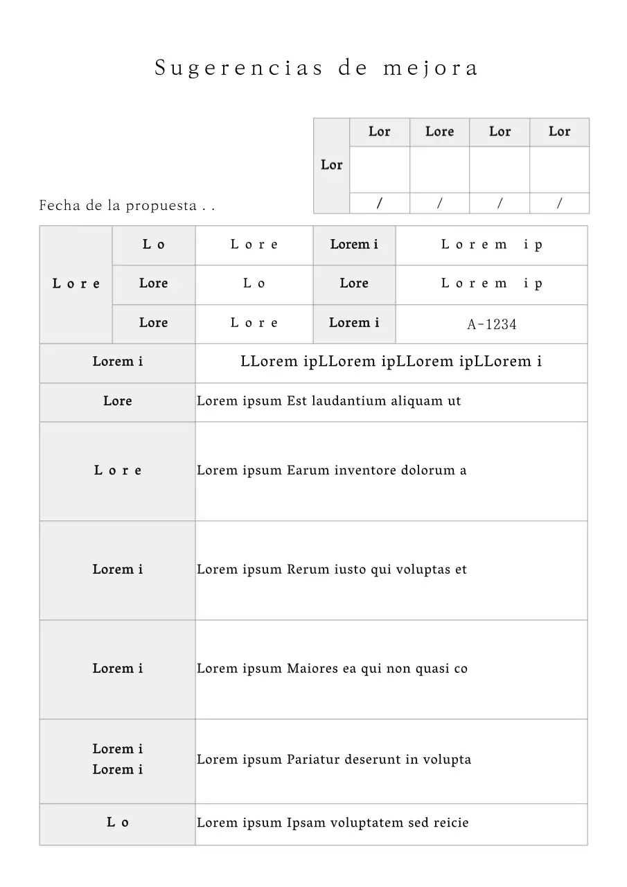 Simple sugerencia básica para mejorar la documentación