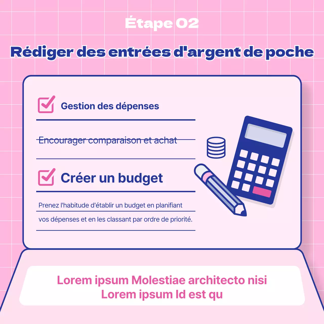 Apprendre aux enfants à gérer l'argent de leurs impôts roses et bleus