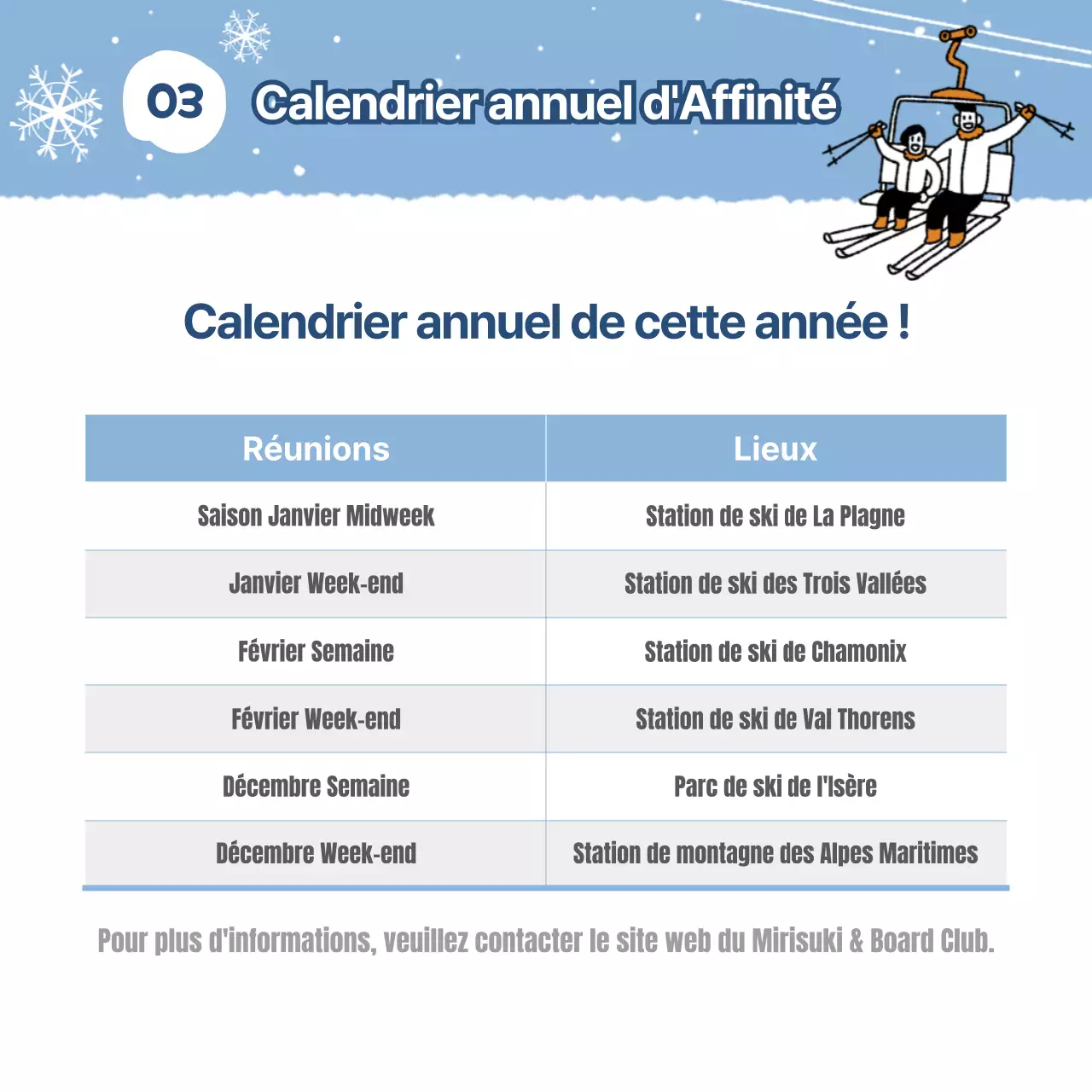 Comment modifier votre club de ski pour les vacances en bleu clairNews