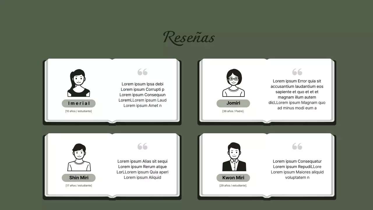 Cartera de profesor de psicología artística verde y sencilla