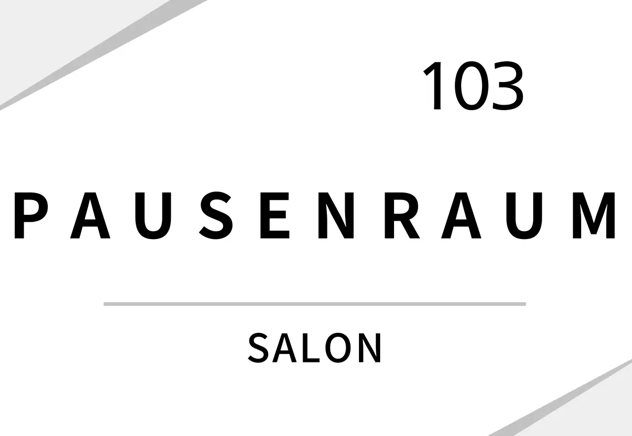 Weißes sauberes grafisches Firmenschild