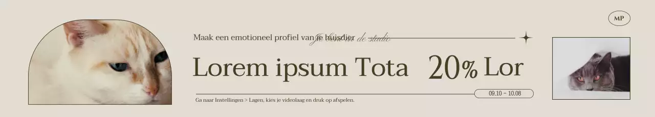 Een bruine fotostudio met een emotioneel concept promoten