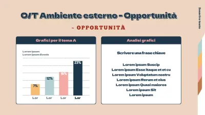 Design del grafico a barre con un semplice concetto di cartella