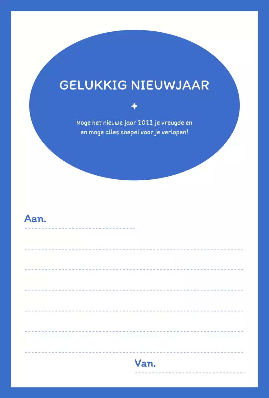 Blauw en wit ronde schattige tijger illustratie concept nieuwjaar