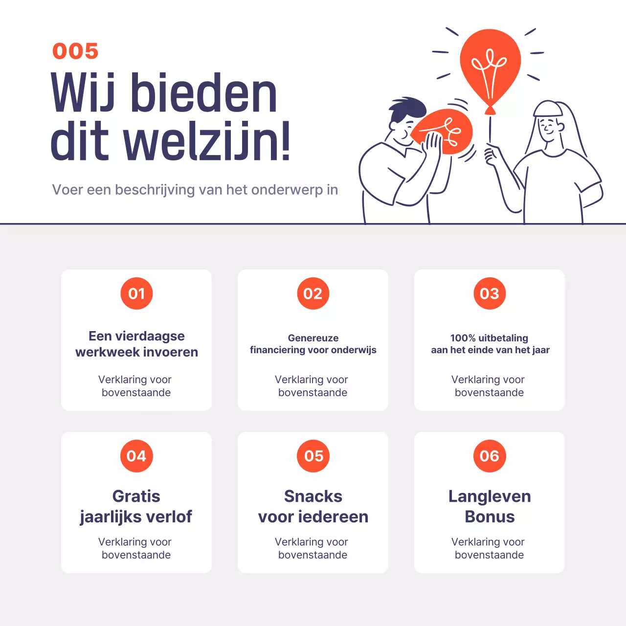 Grijze moderne werving