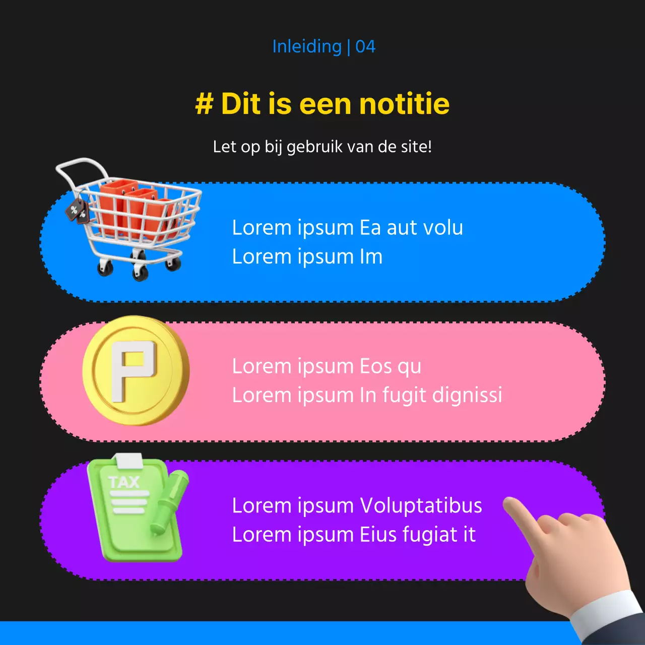 De opening van een kitscherig welzijnscentrum in zwart en blauw promoten