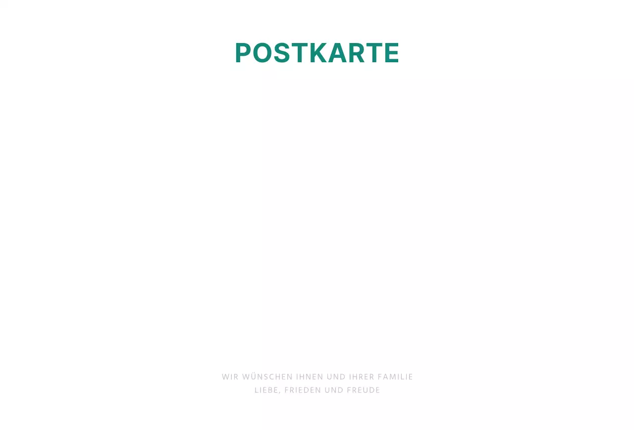 Türkis Niedliche Weihnachtssocken Weihnachtspostkarte Postkarten