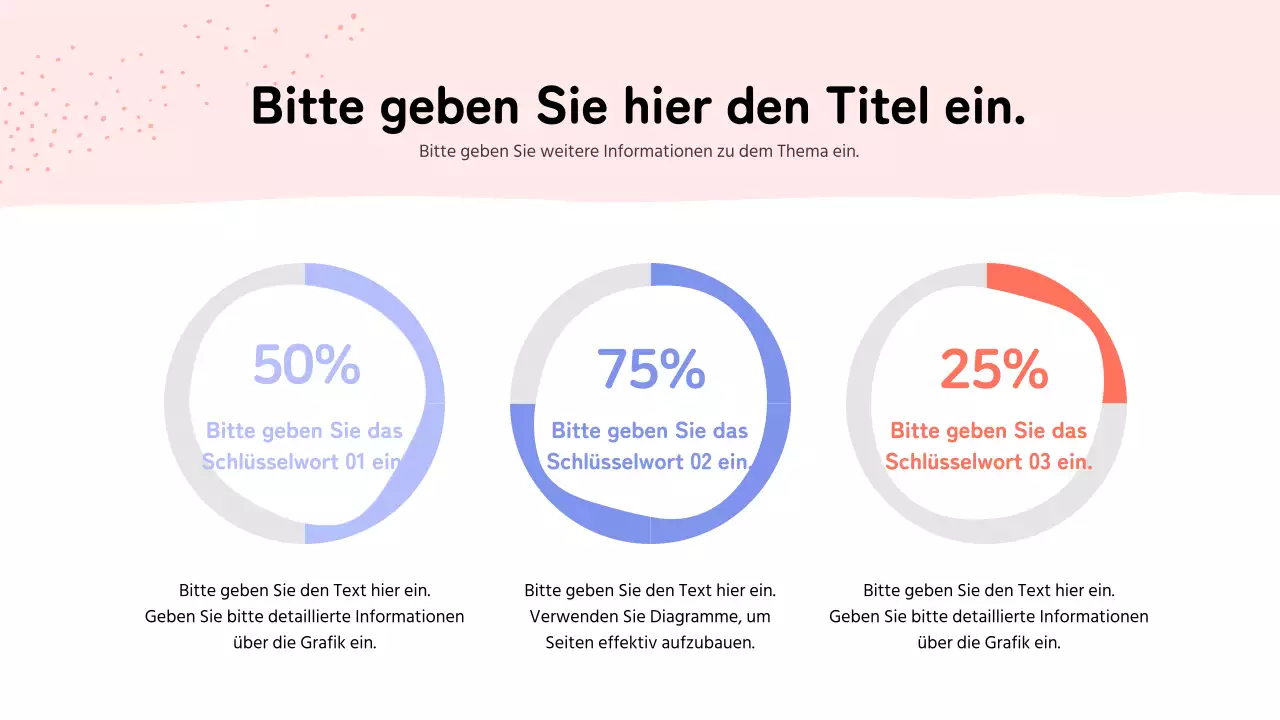 Präsentationen mit pastellfarbener, flauschiger Anmutung