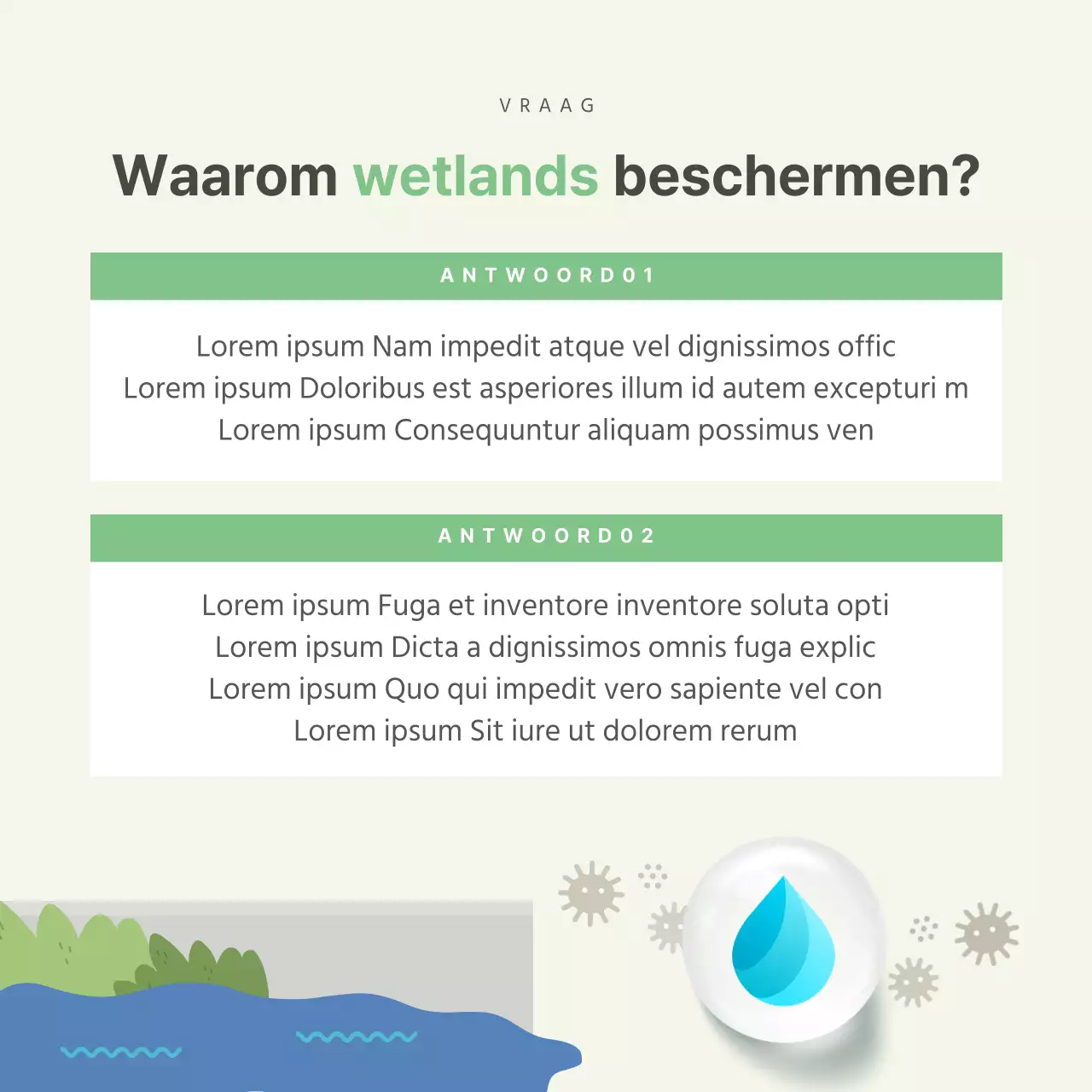 Ducasse Wereld Wetlands Dag KaartNieuws Ontwerp