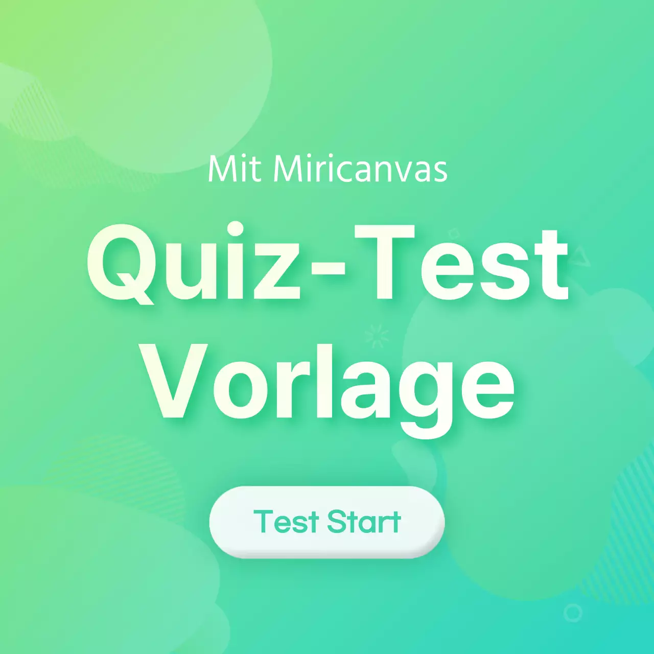 Einfaches einfaches psychologisches Testkonzept mit Gradienten