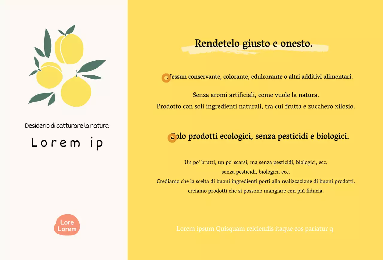 Cartolina illustrata alla citronella