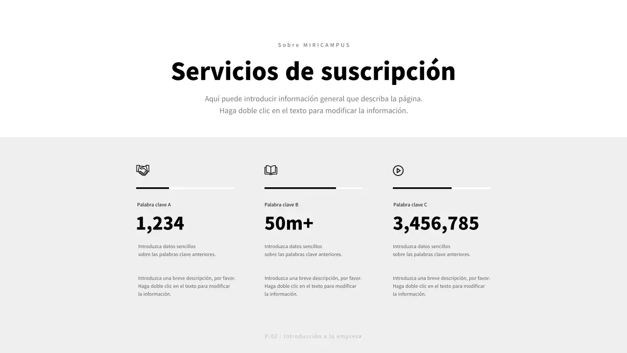 Plan de empresa para negocios en tonos grises