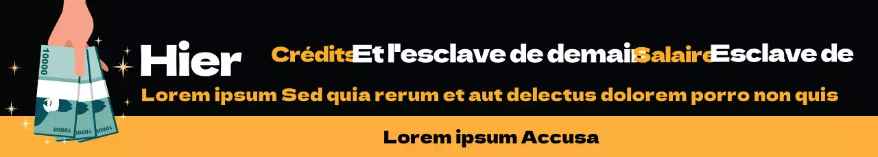 Illustration jaune noir célébration de la remise des diplômes