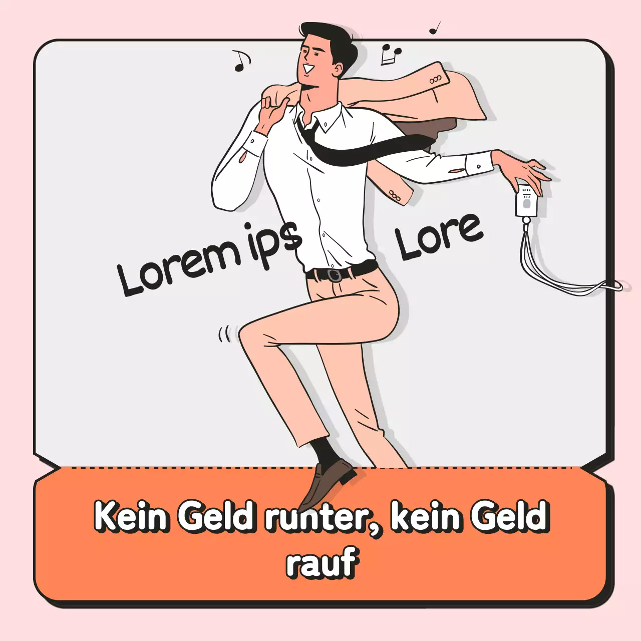 Rosa und Minze Büroangestellte Coupon-Konzept