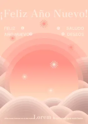 Feliz Año Nuevo y Felices Fiestas en Rosa