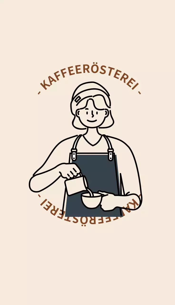 Barista-Café-Visitenkarte