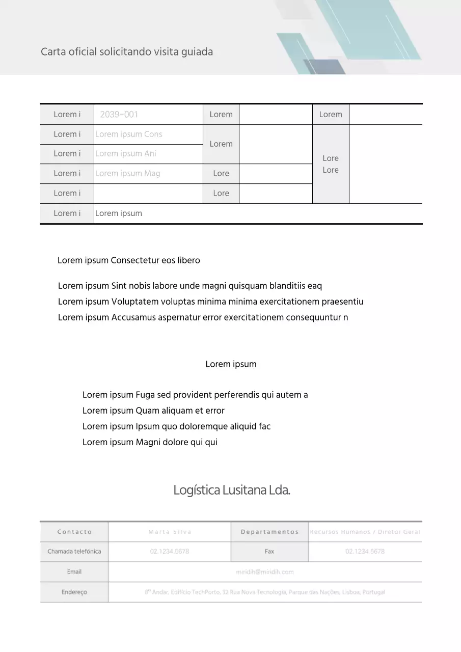 VisitaPedir uma visitaPedir uma carta oficialCarta da empresaPedir uma visita de cooperação