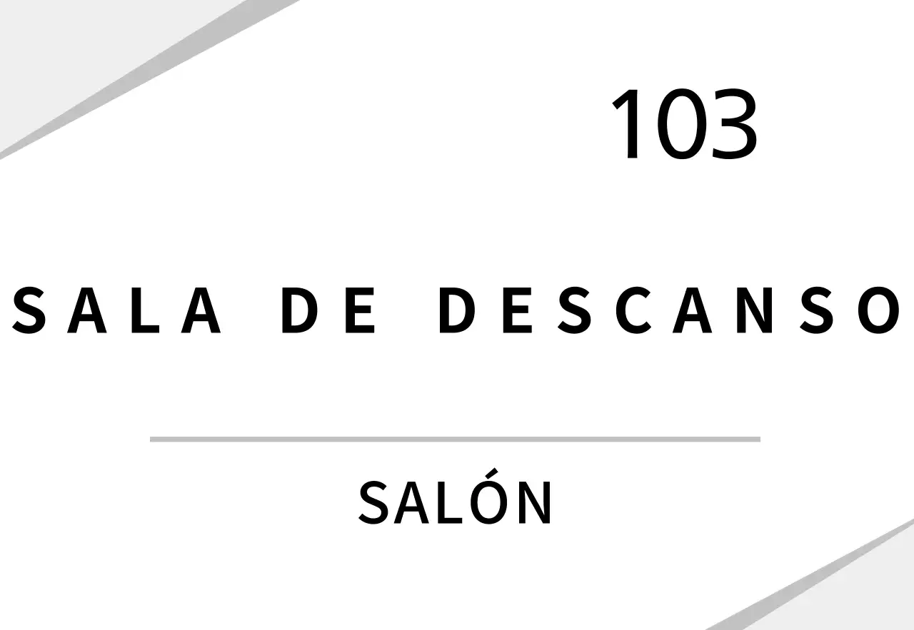 Rótulo de empresa blanco y limpio