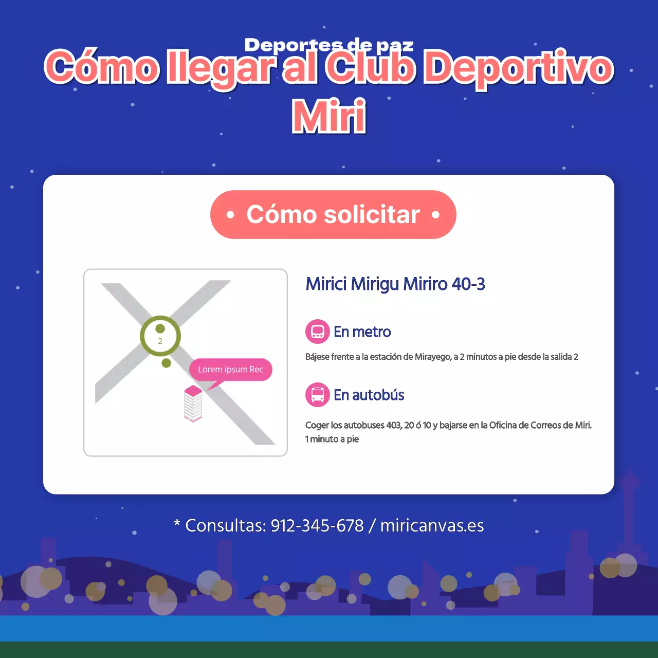 Promover los clubes deportivos de base en azul y rosa