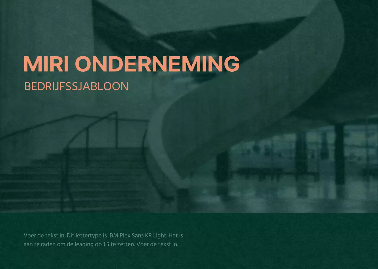 Concept veerbinding met structuur in groen en oranje