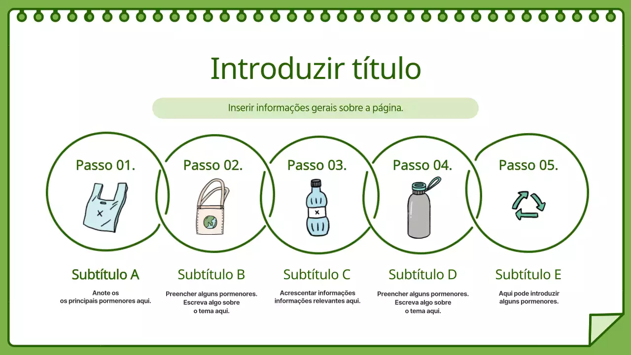 Desenho do caderno de esboços ecológico - sensação Roteiro da proteção ambiental
