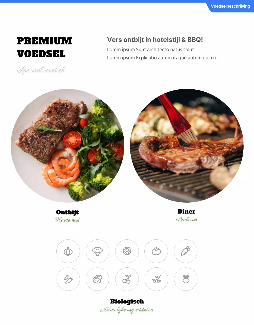 Details van hotels in blauw