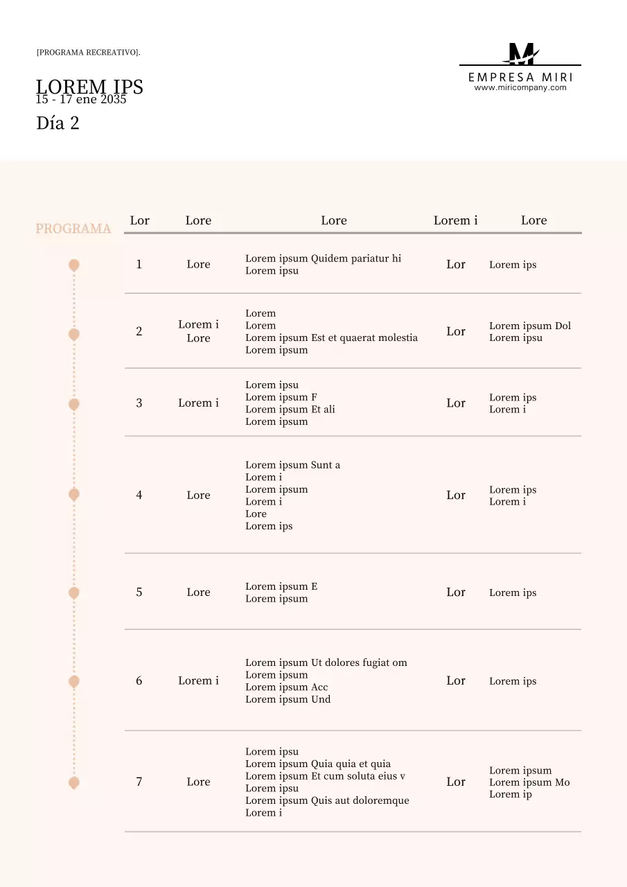 Programa Beige Simple