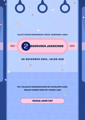 Sluitingsceremonie voor het blauwe en roze metrotransferconcept