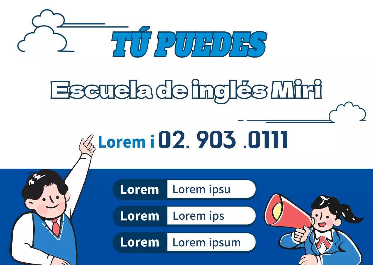 Promoción de la Escuela de Ilustración de Carácter Azul