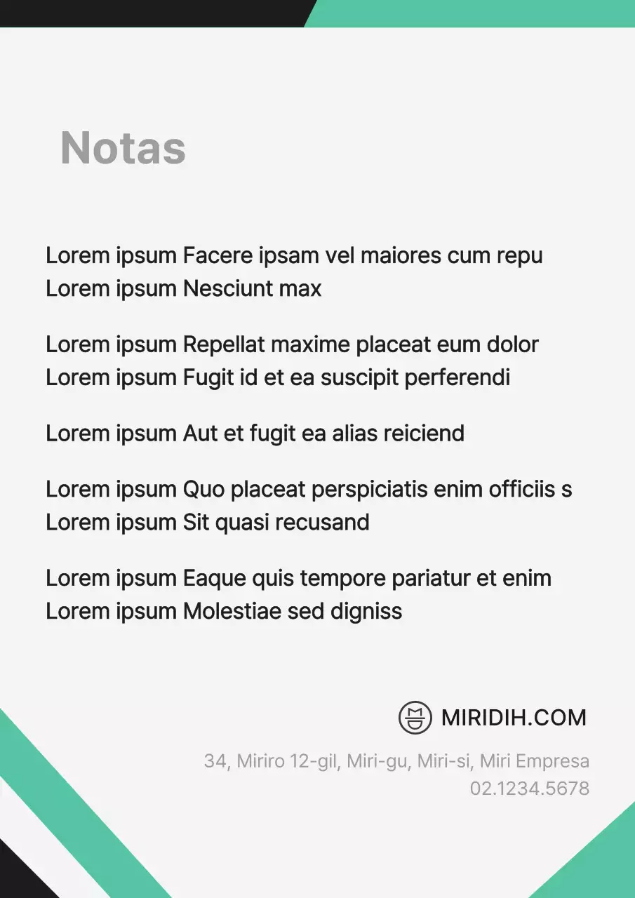 Tarjeta de empleado de concepto limpio y diagonal en negro y menta
