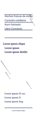 Azul marino simple estrella ilustración estilo libro Concierto información anuncio