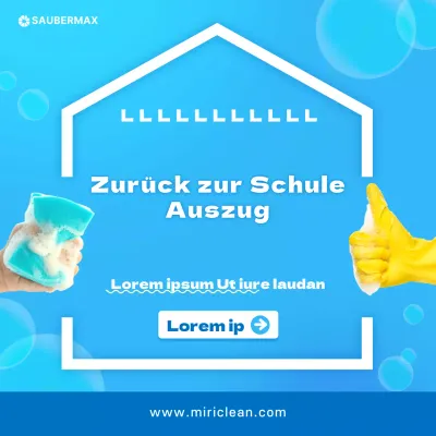 Werben Sie für Ihr Umzugsunternehmen mit einem hellblauen, sauberen Thema