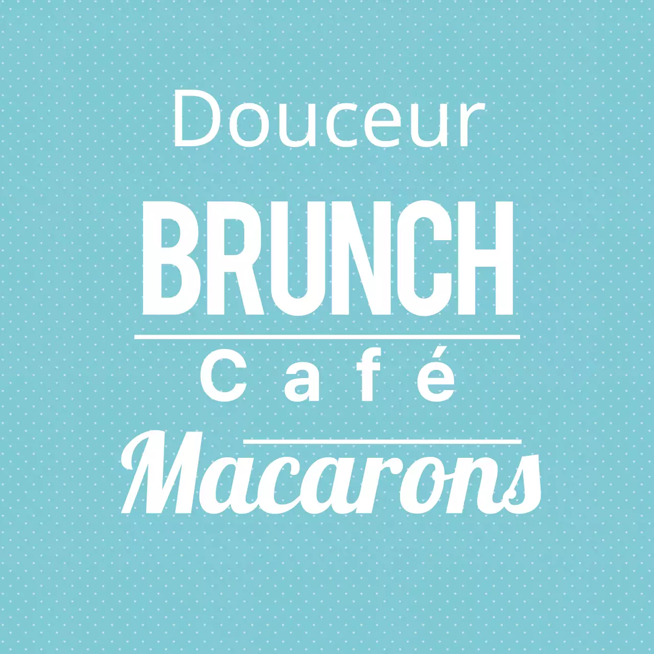 Cafés brunch