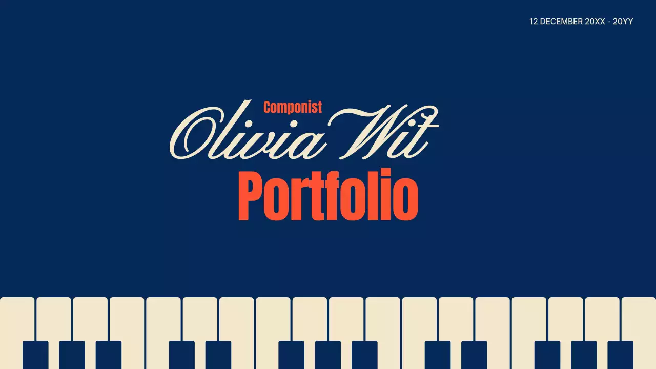 Pianothema componist portfolio in marine