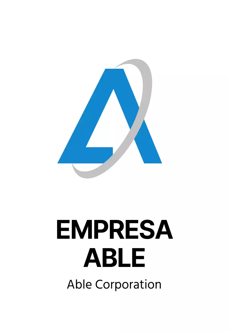 Logótipo azul simples logótipo da empresa placa de sinalização
