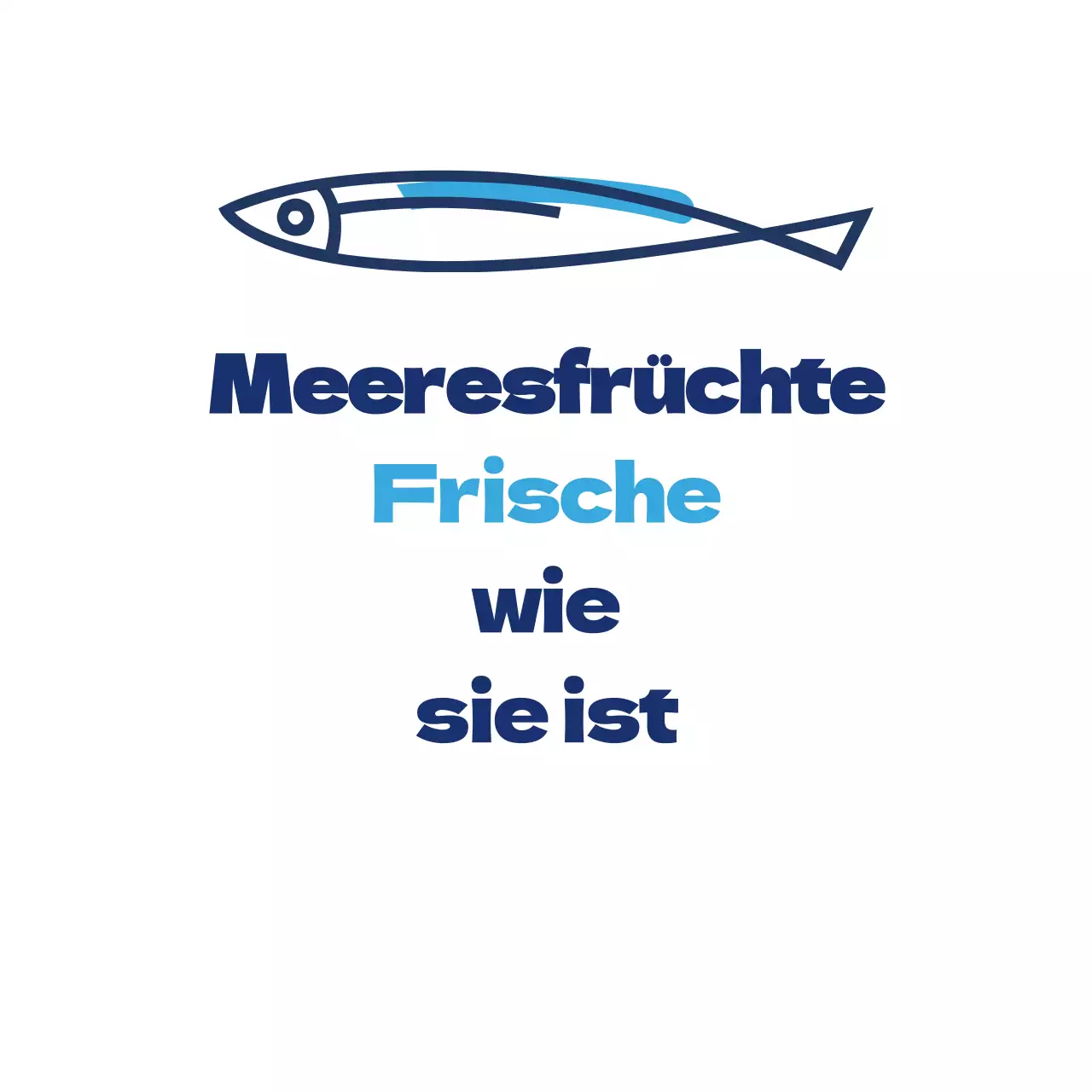 Frische der Meeresfrüchte