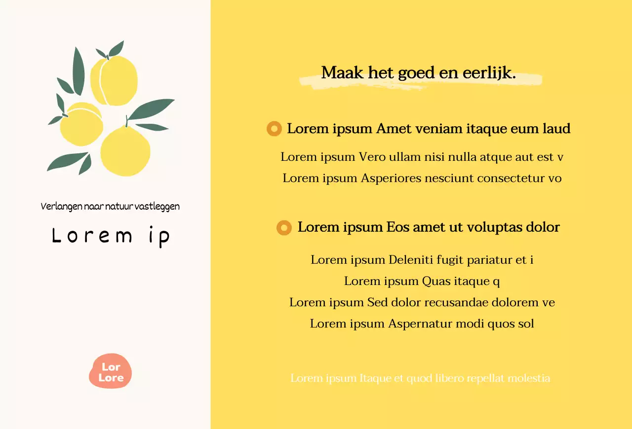 Geïllustreerde citronella ansichtkaart