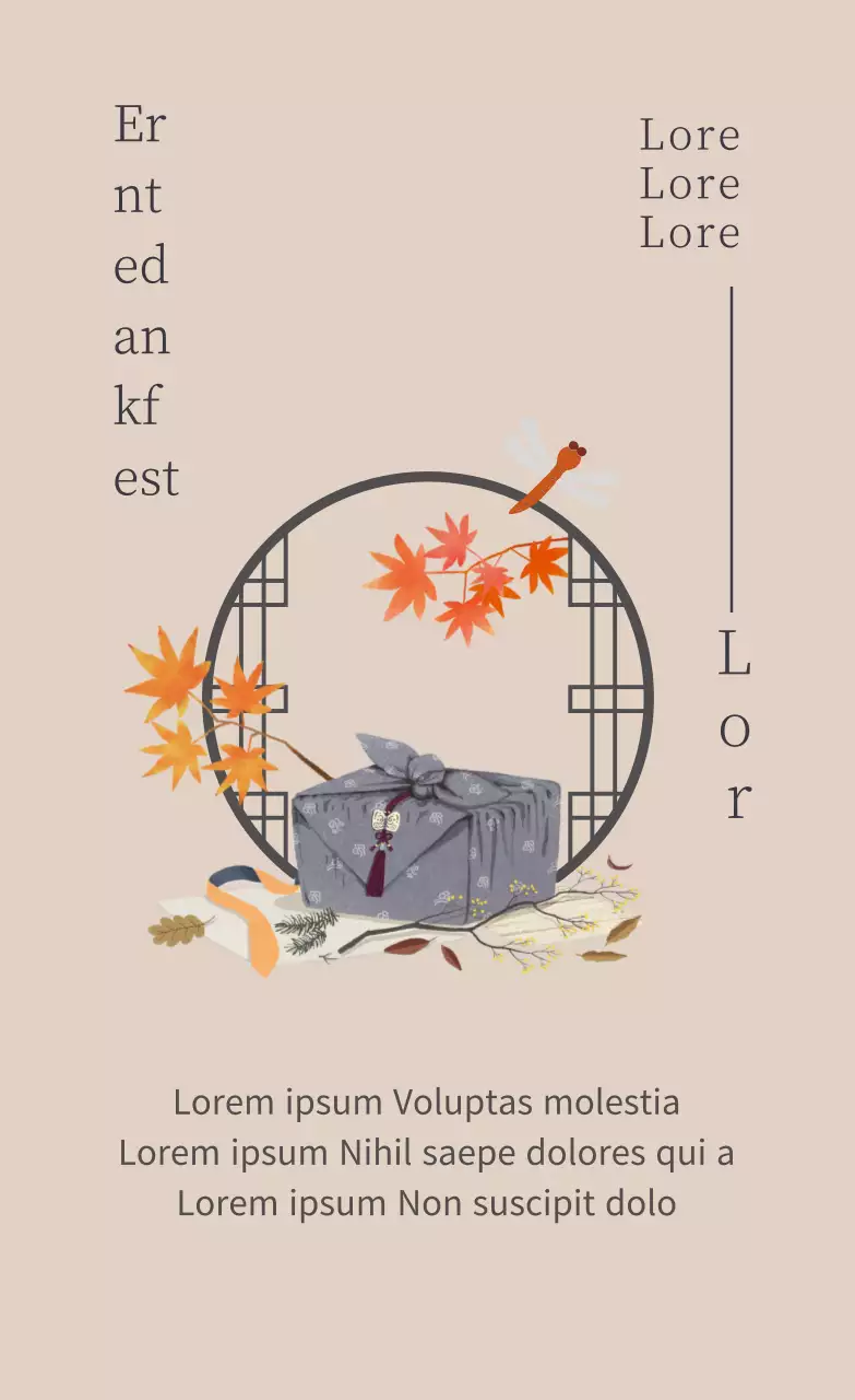 Ein einfaches Thanksgiving-Dankeschön in Elfenbein