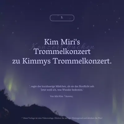 Eine violette, emotionale Buchwerbung