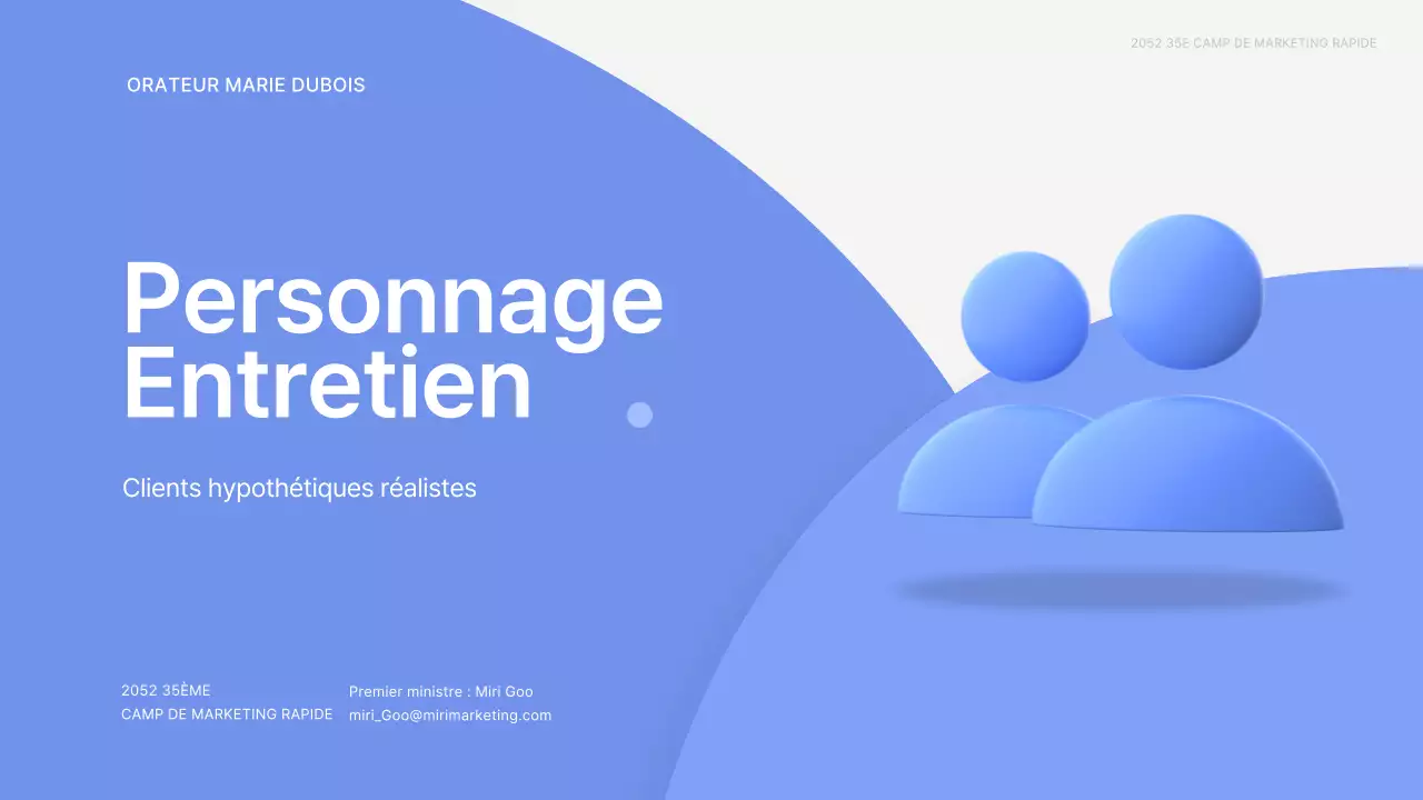 Matériel d'entretien sur le thème des formes stéréoscopiques 3D bleues et blanches