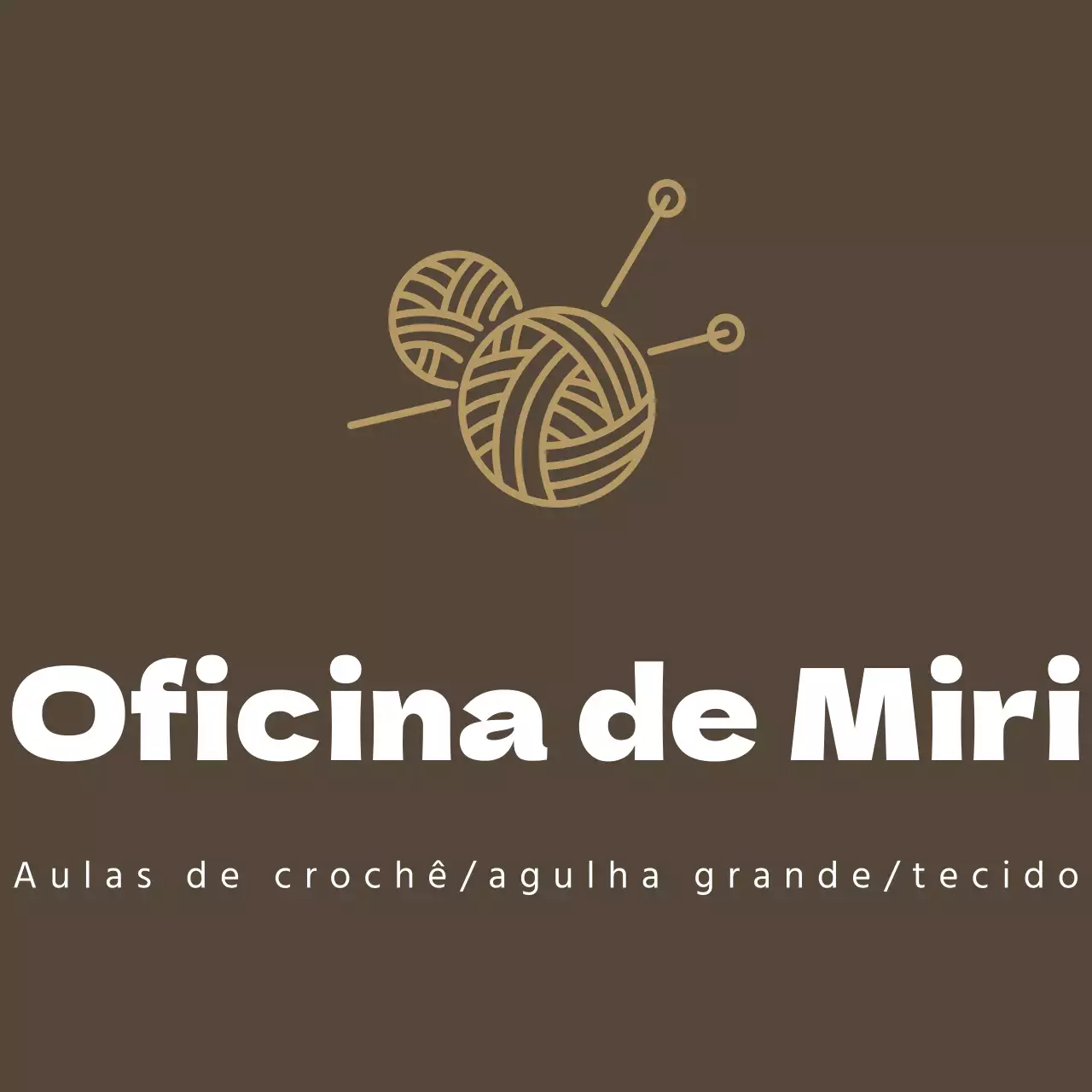 Desenho de avental com logótipo de loja de tricô com novelo de fio e ilustração de pregador de roupa