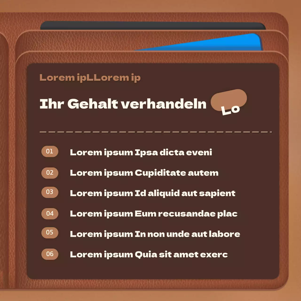 Braun, ordentlich und verändert, die diesjährige Lohnanwalts-Werbekarte News