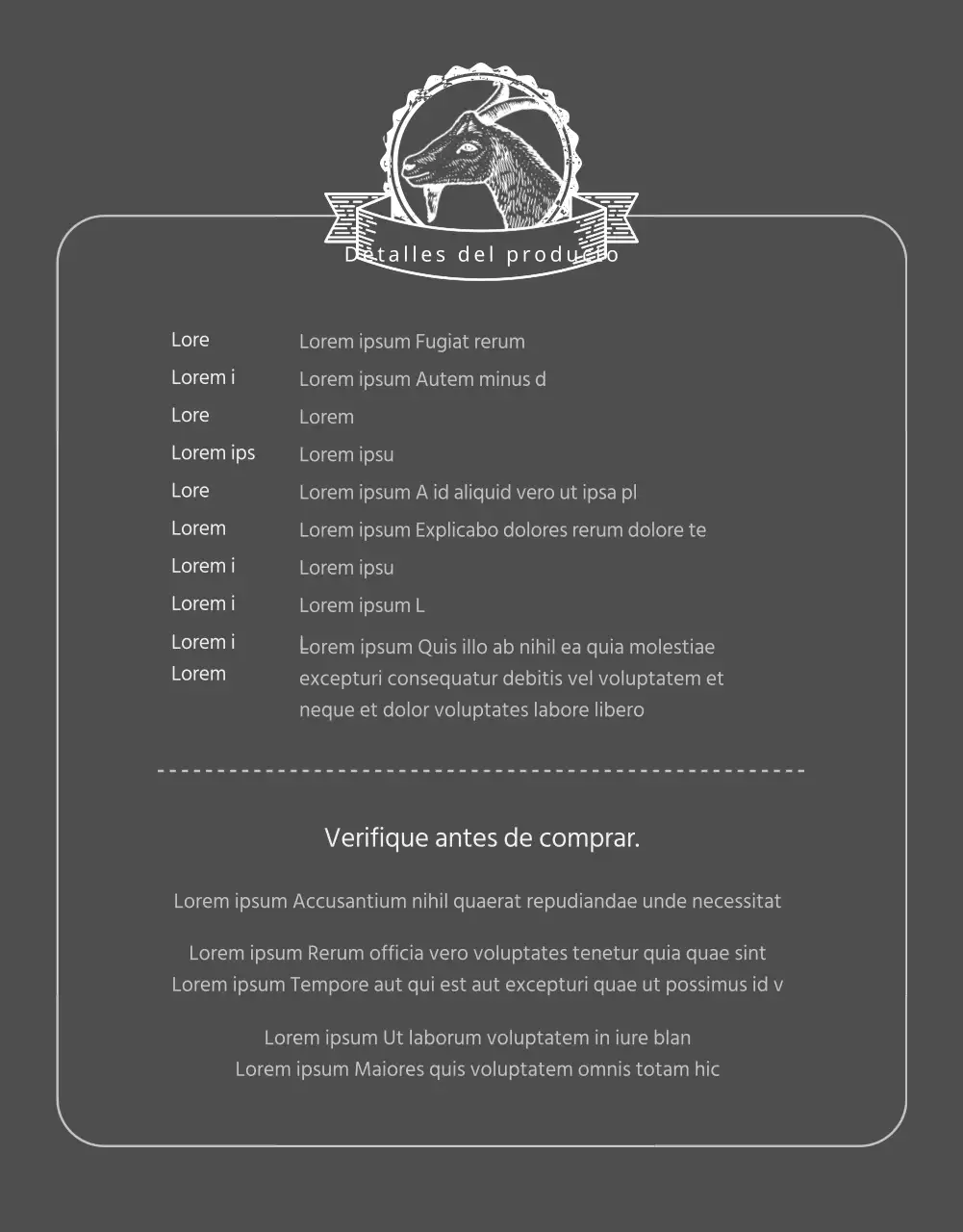 Anuncio de proteínas de leche de cabra en polvo azules y naturales para la salud