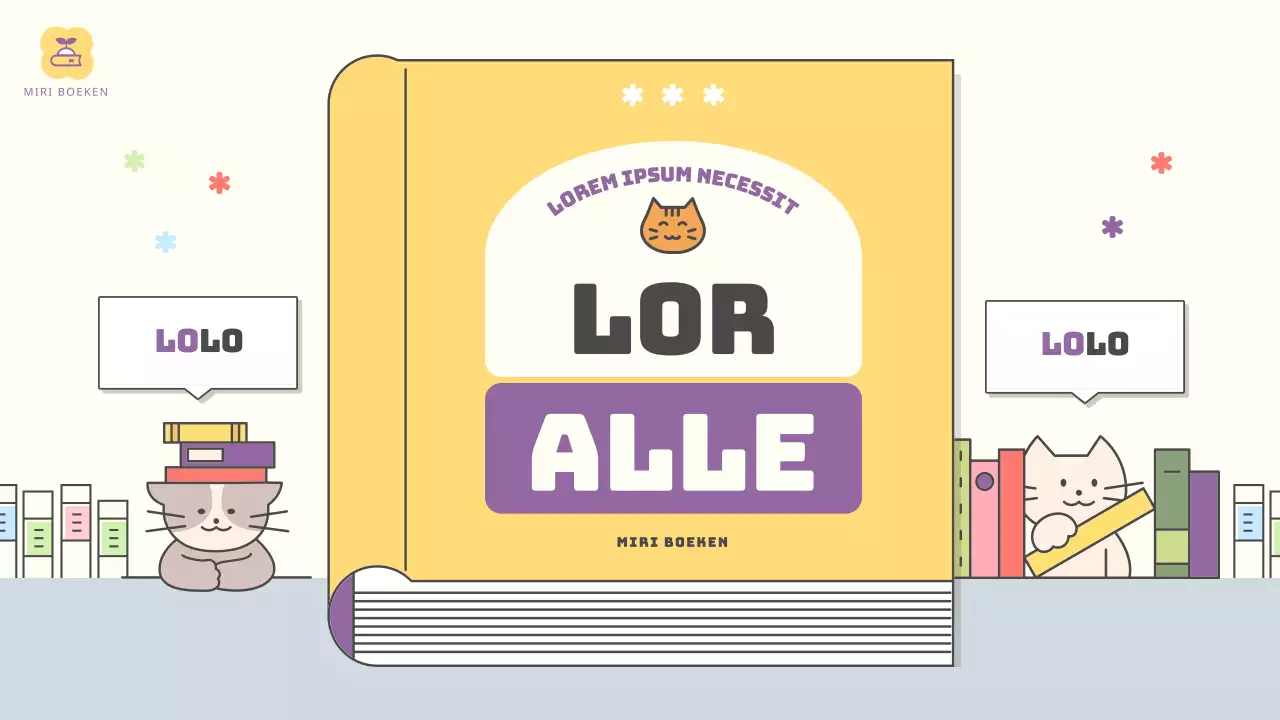 Kitscherige publicatieplanning in geel en paars Cursusmateriaal