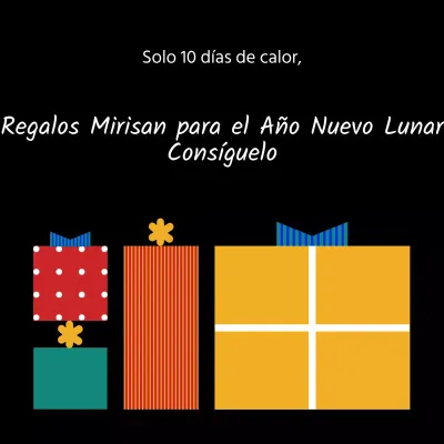 Promueva un sencillo regalo amarillo y negro para el Año Nuevo Lunar