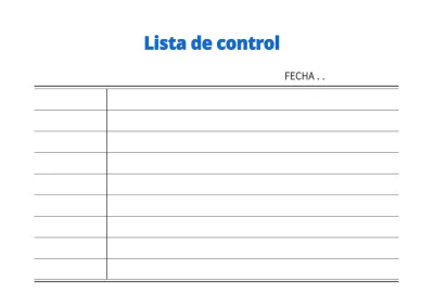 Lista de control