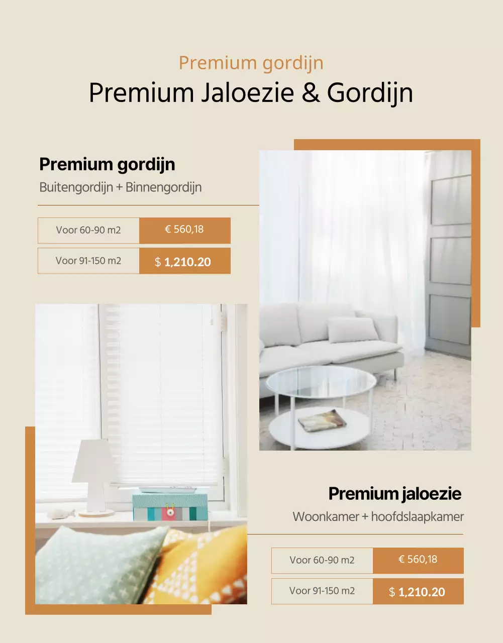 Herfstige Gordijnen detailpagina